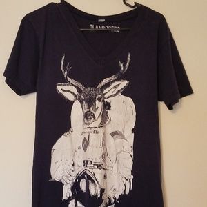 Astronauts Deer Olan Rogers Tshirt